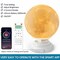 3D Smart Moon Lamp 360° RGB LED Night Light w/ Bluetooth Speaker Remote Control